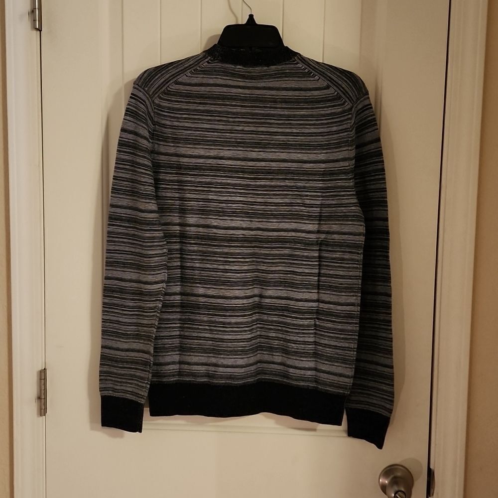 Michael Kors Sweater Links Stripe Cotton Crew Neck Small - Picture 4 of 4